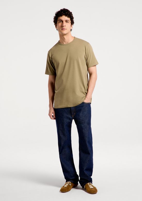 Foto do produto: Camiseta Masculina Slim Algodão Peruano Soft Touch - Verde