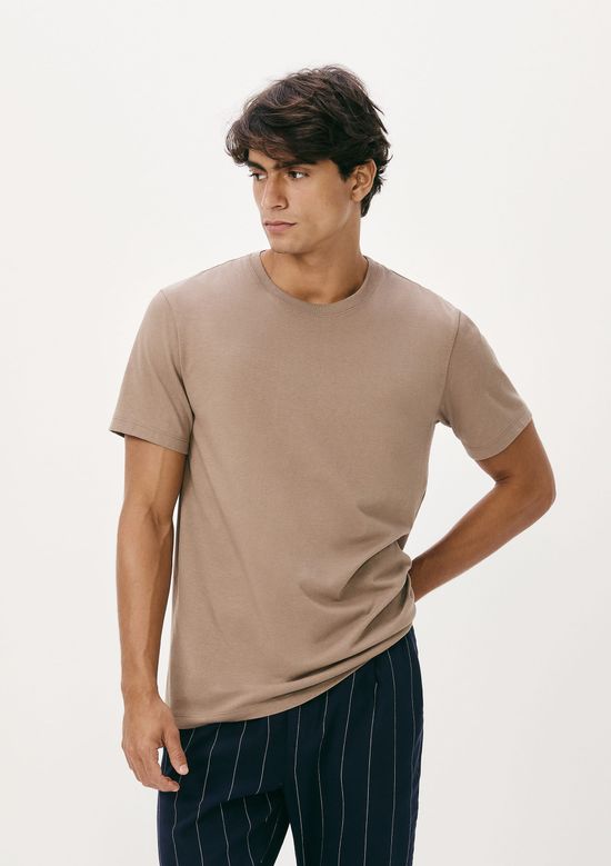 Foto do produto: Camiseta Básica Unissex Manga Curta World - Marrom