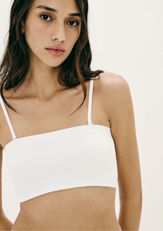 Foto do produto: Top Reto Dupla Camada - Branco