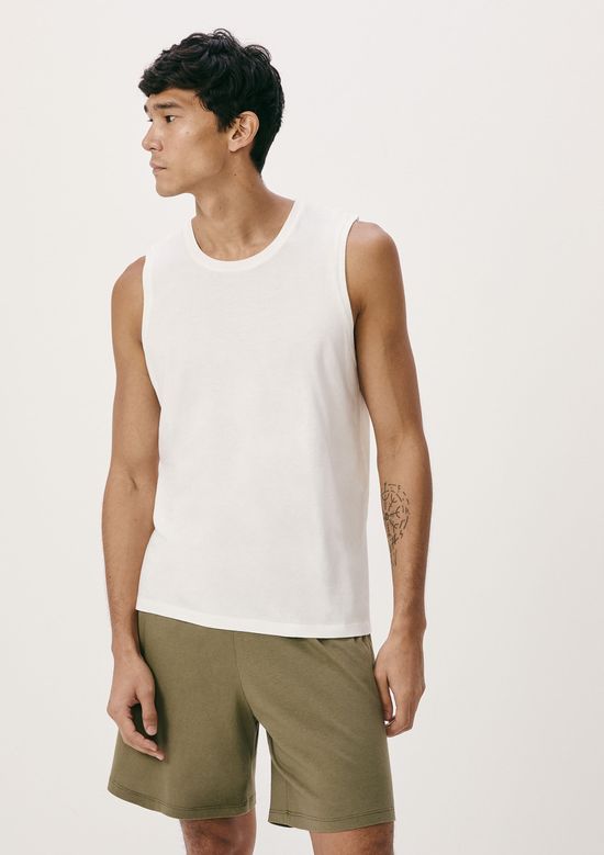 Foto do produto: Pijama Curto Masculino Em Malha De Algodão - Off white