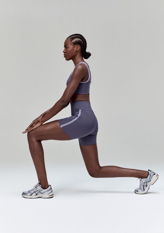 Foto do produto: Bermuda Ciclista Feminina Secagem Rápida - Roxo