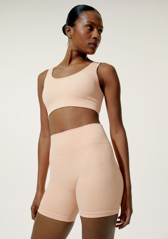 Foto do produto: Bermuda Esportiva Feminina Biker Sem Costura - Rosa