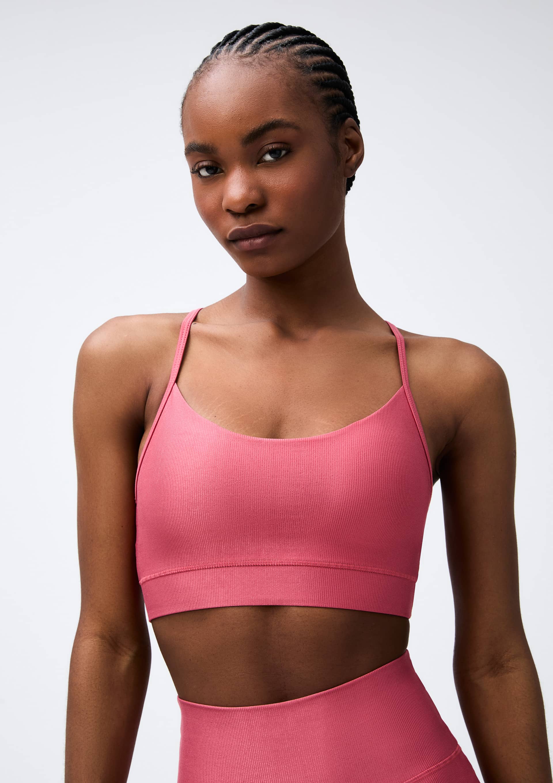 Top Esportivo Proteção UV - Rosa