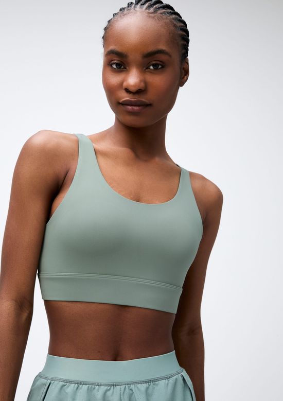 Foto do produto: Top Esportivo Cruzado Alta Sustentação - Verde
