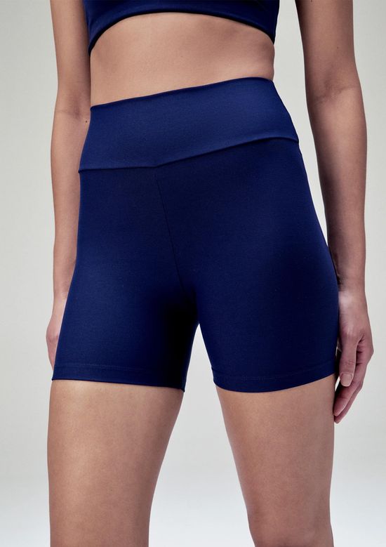 Foto do produto: Bermuda Esportiva Feminina Secagem Rápida - Azul