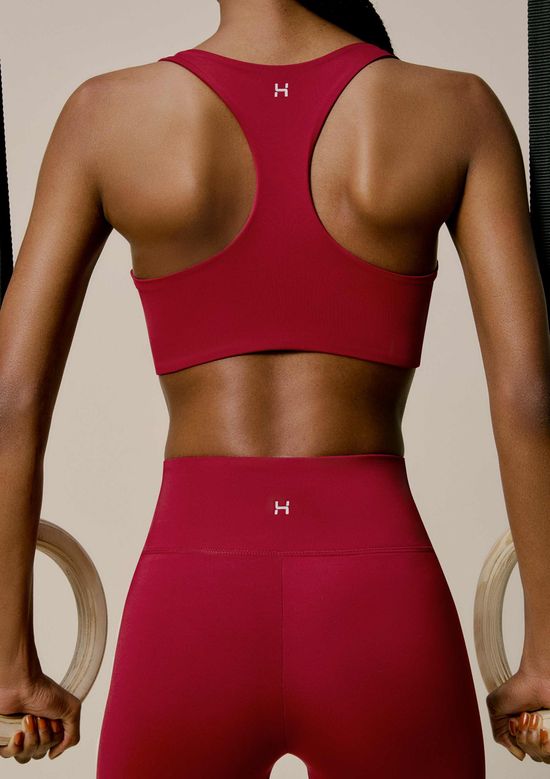 Foto do produto: Top Esportivo Feminino Hero Com Fio LYCRA® - Vermelho