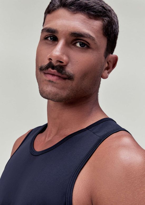 Foto do produto: Regata Esportiva Masculina Texturizada - Preto