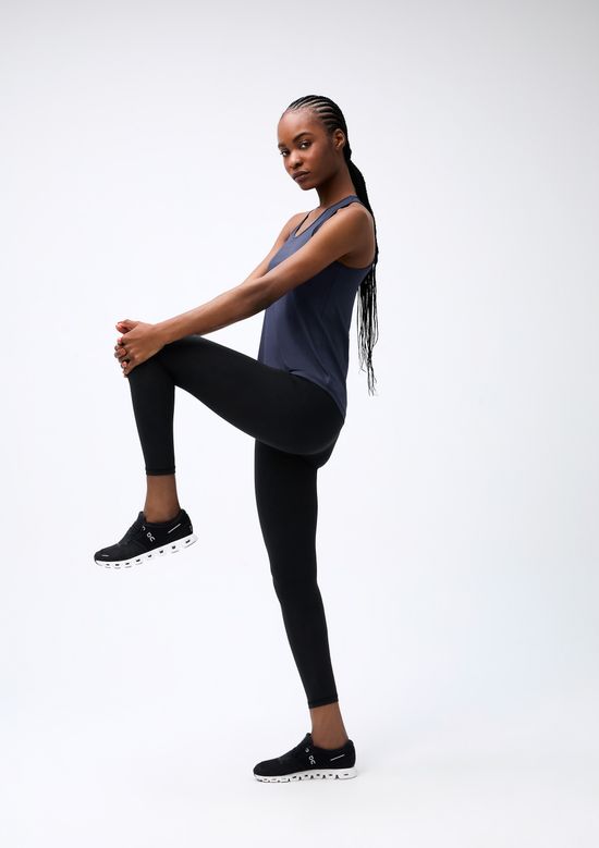 Foto do produto: Regata Esportiva Feminina Nadador Proteção UV - Azul