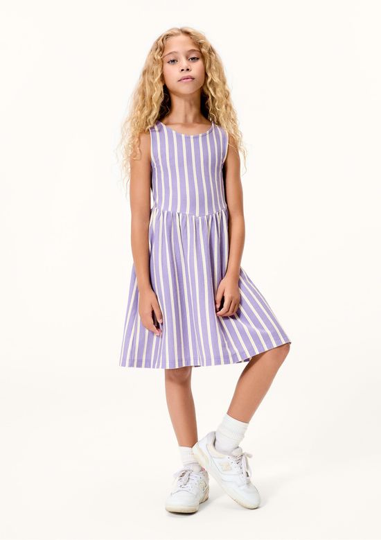 Foto do produto: Vestido Infantil Fio Tinto Evasê - Roxo