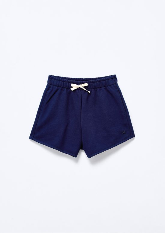 Foto do produto: Shorts Infantil Menina Moletom Runner - Azul