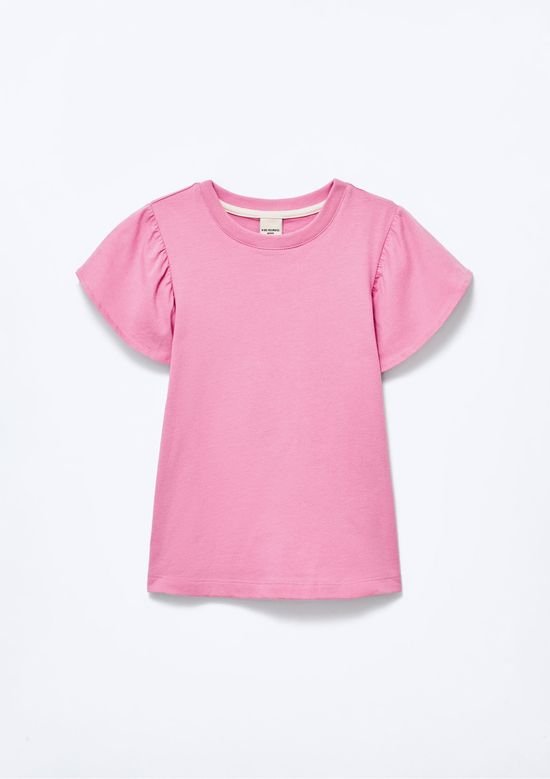 Foto do produto: Blusa Infantil Menina Regular Com Babados - Rosa