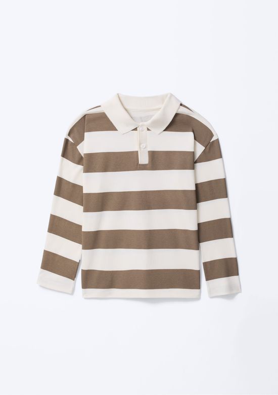 Foto do produto: Camisa Polo Infantil Menino Listrada - Marrom