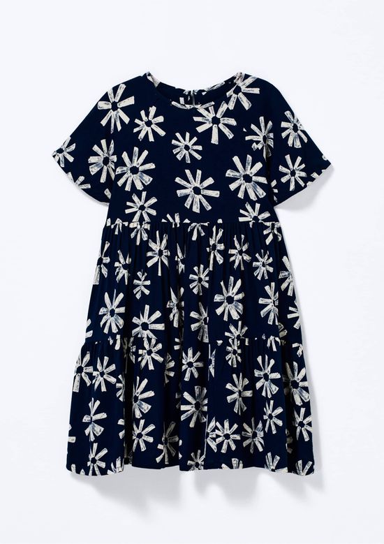 Foto do produto: Vestido Infantil Menina Estampado - Azul
