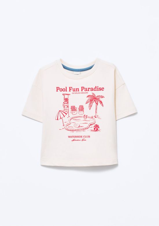 Foto do produto: Blusa Infantil Menina Super Cotton Oversized - Off white