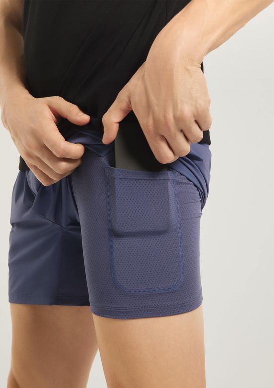 Foto do produto: Shorts Esportivo Runner Masculino Easy Care - Azul