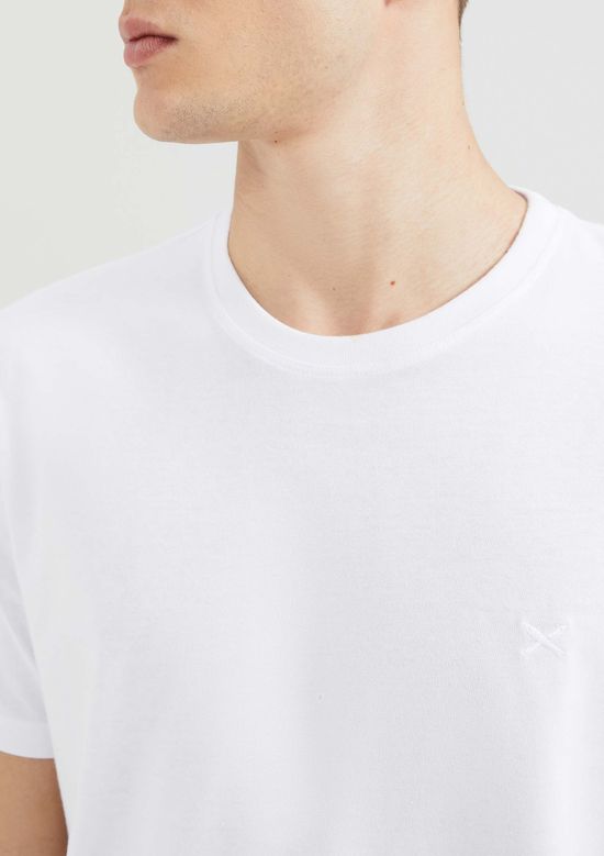 Foto do produto: Camiseta Básica Masculina World Com Bordado - Branco