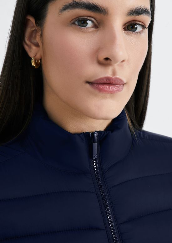 Foto do produto: Jaqueta Básica Feminina Puffer Matelassê - Azul