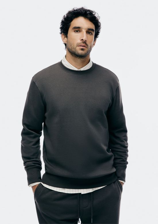 Foto do produto: Blusão Básico Masculino Comfort Em Moletom Peluciado - Verde