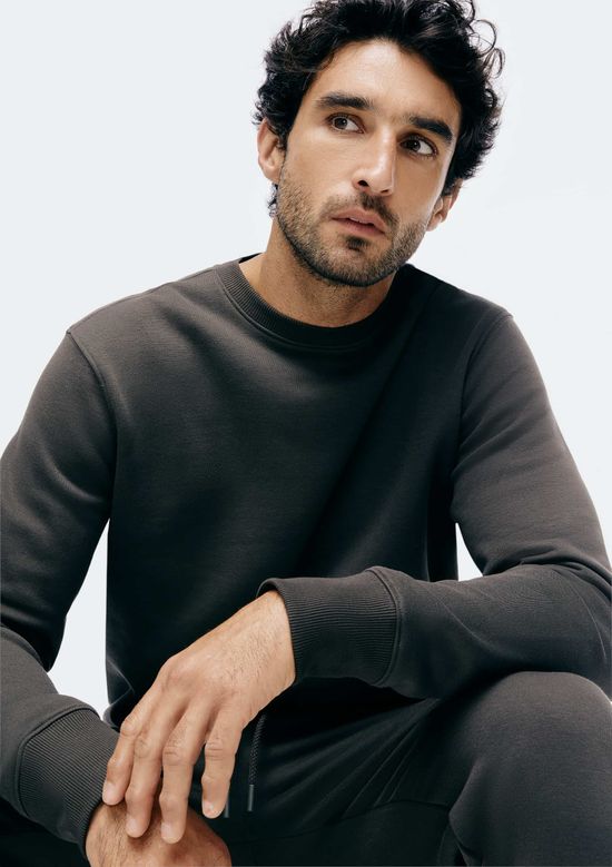 Foto do produto: Blusão Básico Masculino Comfort Em Moletom Peluciado - Verde