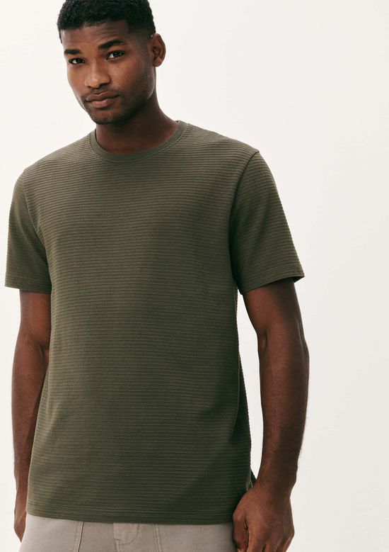 Foto do produto: Camiseta Masculina Regular Texturizada - Verde