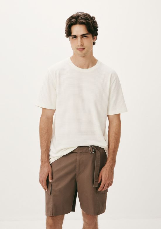 Foto do produto: Camiseta Masculina Regular Texturizada - Nude