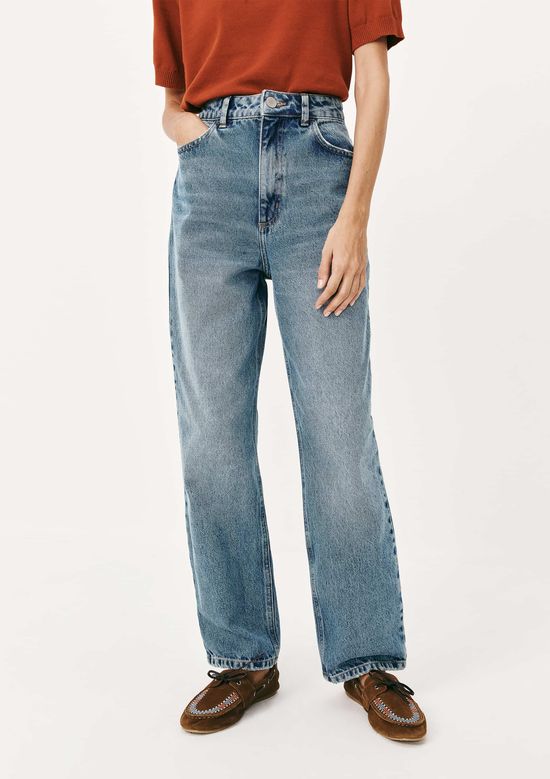 Foto do produto: Calça Feminina Jeans Cintura Alta - Azul