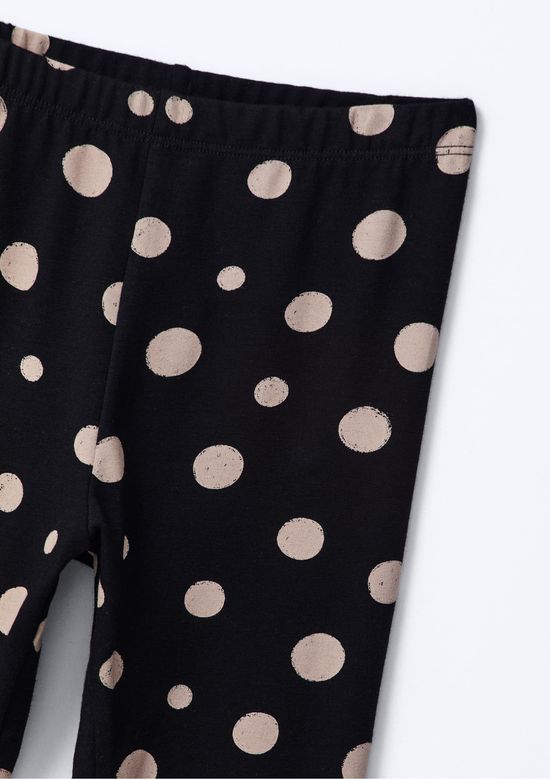 Foto do produto: Calça Legging Infantil Menina Estampada - Preto