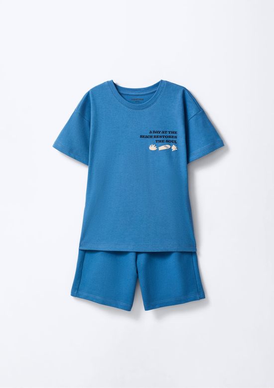 Foto do produto: Conjunto Infantil Menino Estampado - Azul