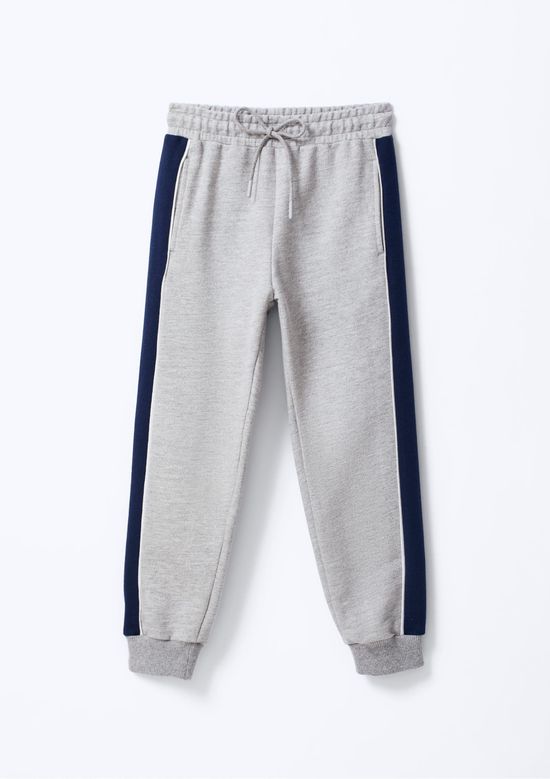 Foto do produto: Calça Infantil Menino Moletom Jogger - Cinza