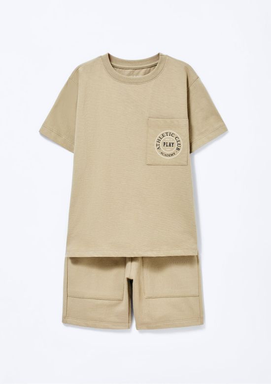 Foto do produto: Conjunto Infantil Menino Moletom Estampado - Verde