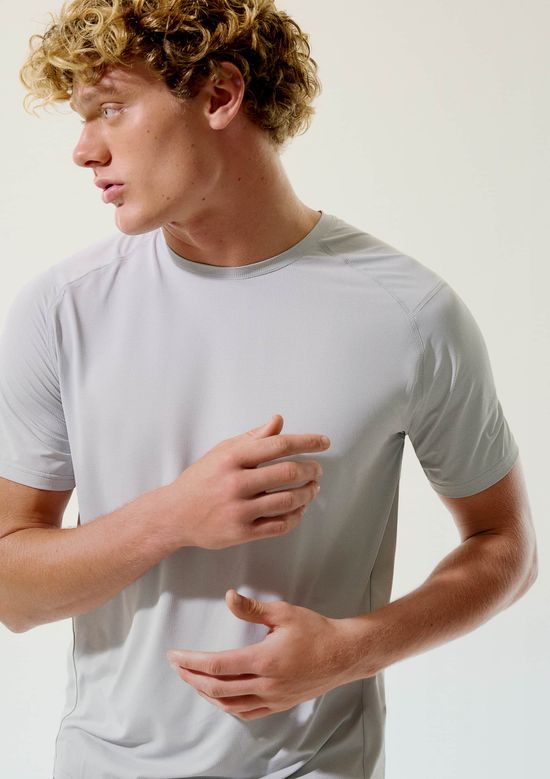 Foto do produto: Camiseta Esportiva Masculina Manga Curta Hiit - Cinza