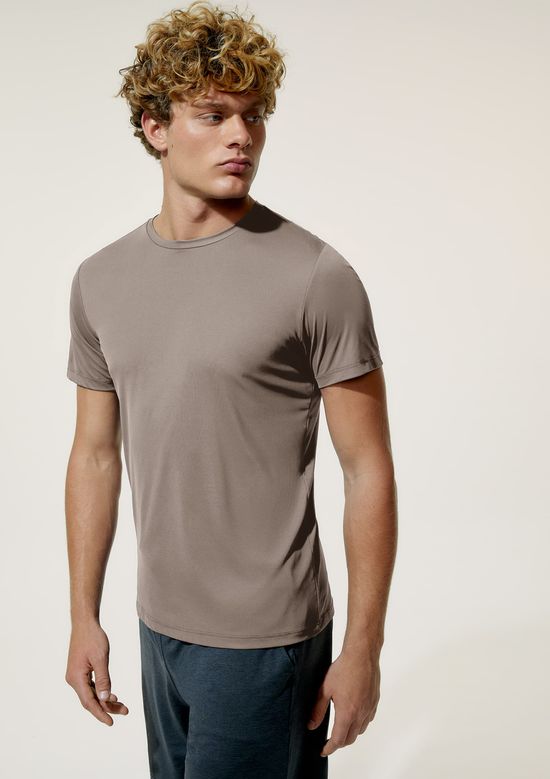 Foto do produto: Camiseta Esportiva Masculina Manga Curta Pace - Marrom