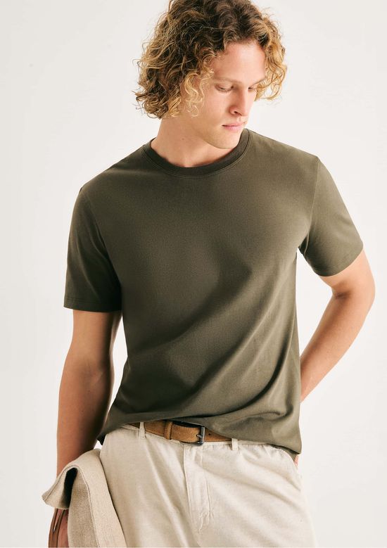 Foto do produto: Camiseta Básica Unissex Manga Curta Regular World - Verde