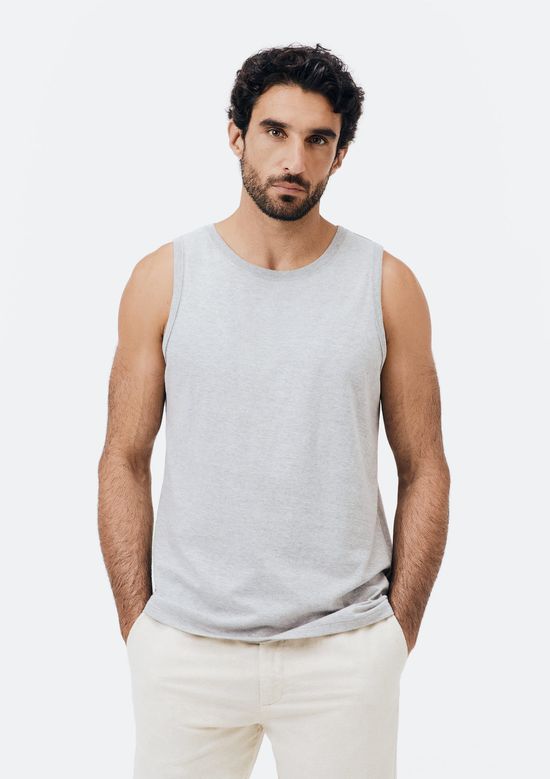 Foto do produto: Regata Básica Masculina World - Cinza