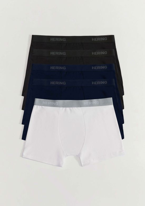 Foto do produto: Kit 5 Cuecas Boxer Com elástico Personalizado - Multicolorido