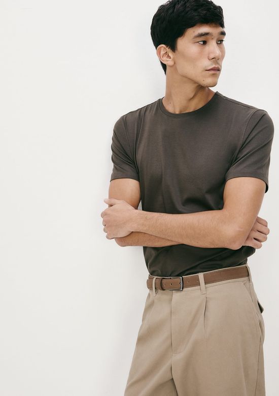 Foto do produto: Camiseta Básica Masculina Manga Curta Pima - Verde