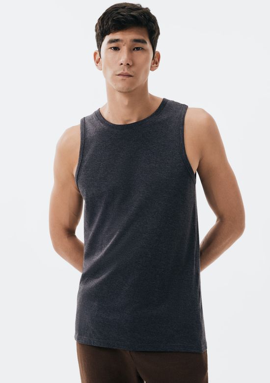 Foto do produto: Regata Básica Masculina World - Cinza