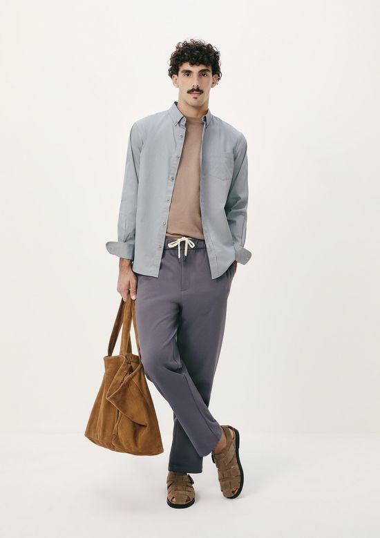 Foto do produto: Camiseta Básica Masculina Manga Curta Pima - Marrom