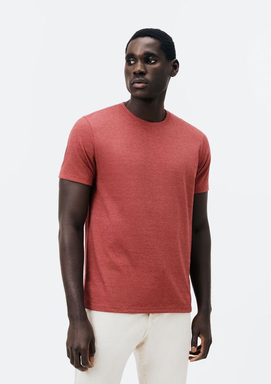 Foto do produto: Camiseta Básica Unissex Manga Curta Regular World - Vermelho