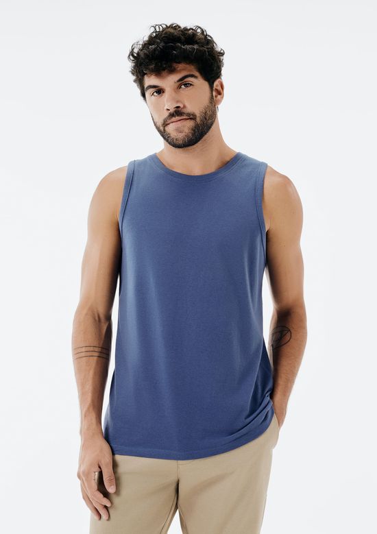 Foto do produto: Regata Básica Masculina World - Azul