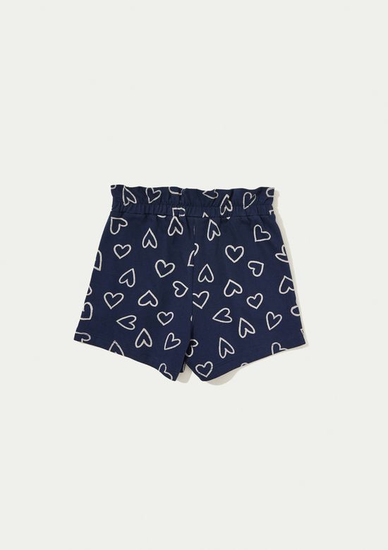 Foto do produto: Shorts Básico Infantil Menina Clochard Estampado - Azul