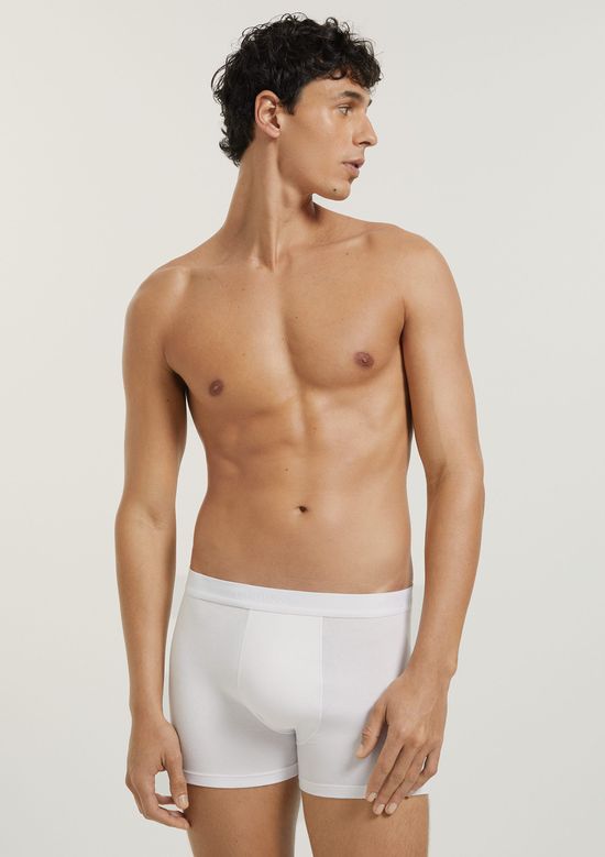 Foto do produto: Cueca Boxer Com Elástico Personalizado - Branco