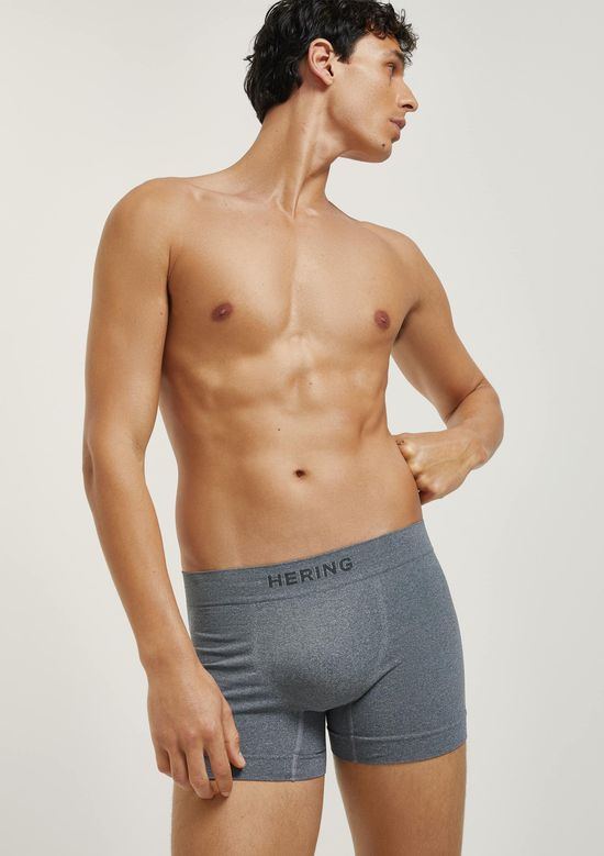 Foto do produto: Cueca Boxer Masculina Sem Costura - Cinza