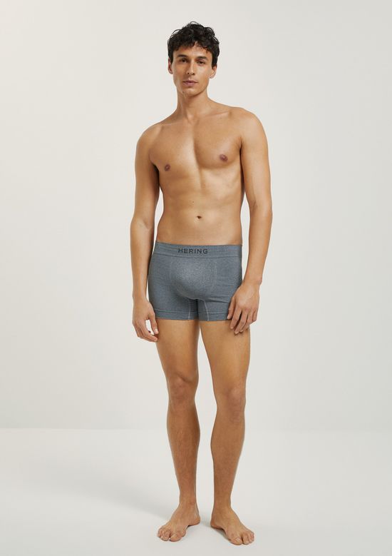 Foto do produto: Cueca Boxer Masculina Sem Costura - Cinza