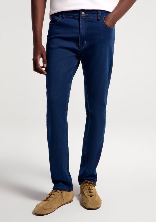 Foto do produto: Calça Jeans Masculina Skinny Soft Touch - Azul