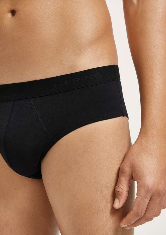 Foto do produto: Kit 2 Cuecas Slip com elástico Personalizado - Preto