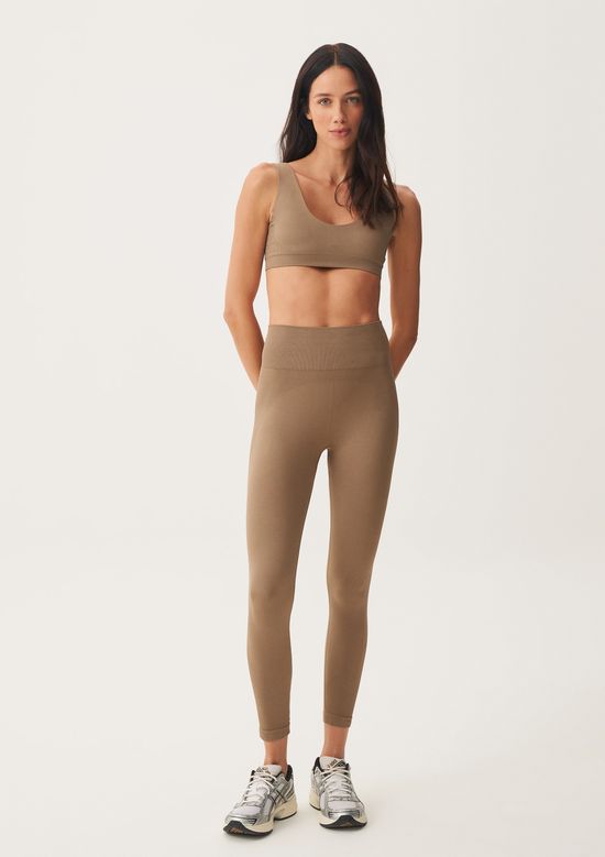 Foto do produto: Calça Legging Feminina Esportiva Sem Costura - Marrom