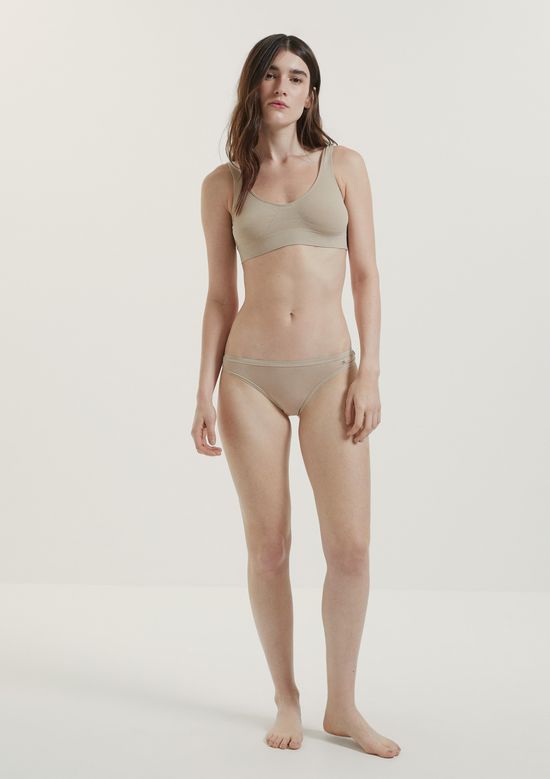 Foto do produto: Kit 5 Calcinhas Básicas Tanga Em Algodão - Multicolorido