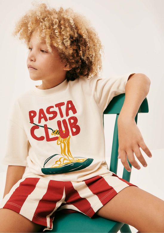 Foto do produto: Camiseta Infantil Unissex Com Estampa Mini Me Hering Kids + Renata Vanzetto - Off white