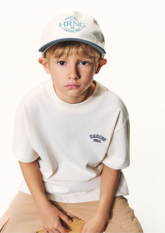 Foto do produto: Boné Infantil Unissex 1880 Estampado - Off white